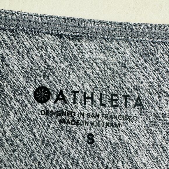 Athleta Sunlover Hilo UPF Mini Dress Heather Gray Asymmetric Size Small - Picture 8 of 13